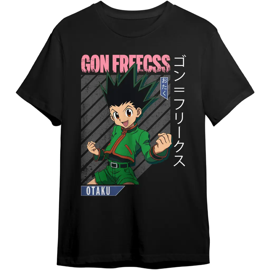 Gon Freecss Anime Tee Art, HxH Shirt, Hunter X Shirt, Gon Freecss Lover Birthday Gift.webp