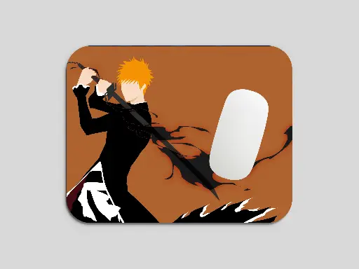 [BL-PM-02] Ichigo Kurosaki Printed Mouse Pad